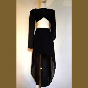 ZARA Tulle Asymmetrical Skirt with Pockets